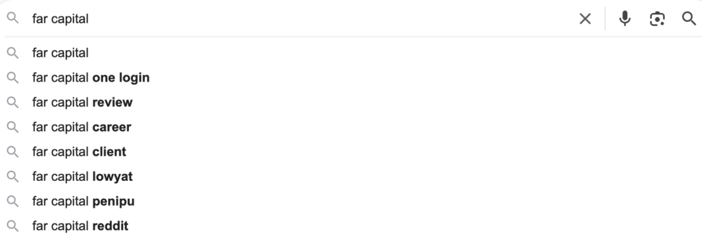 FAR Capital, scam, scammer